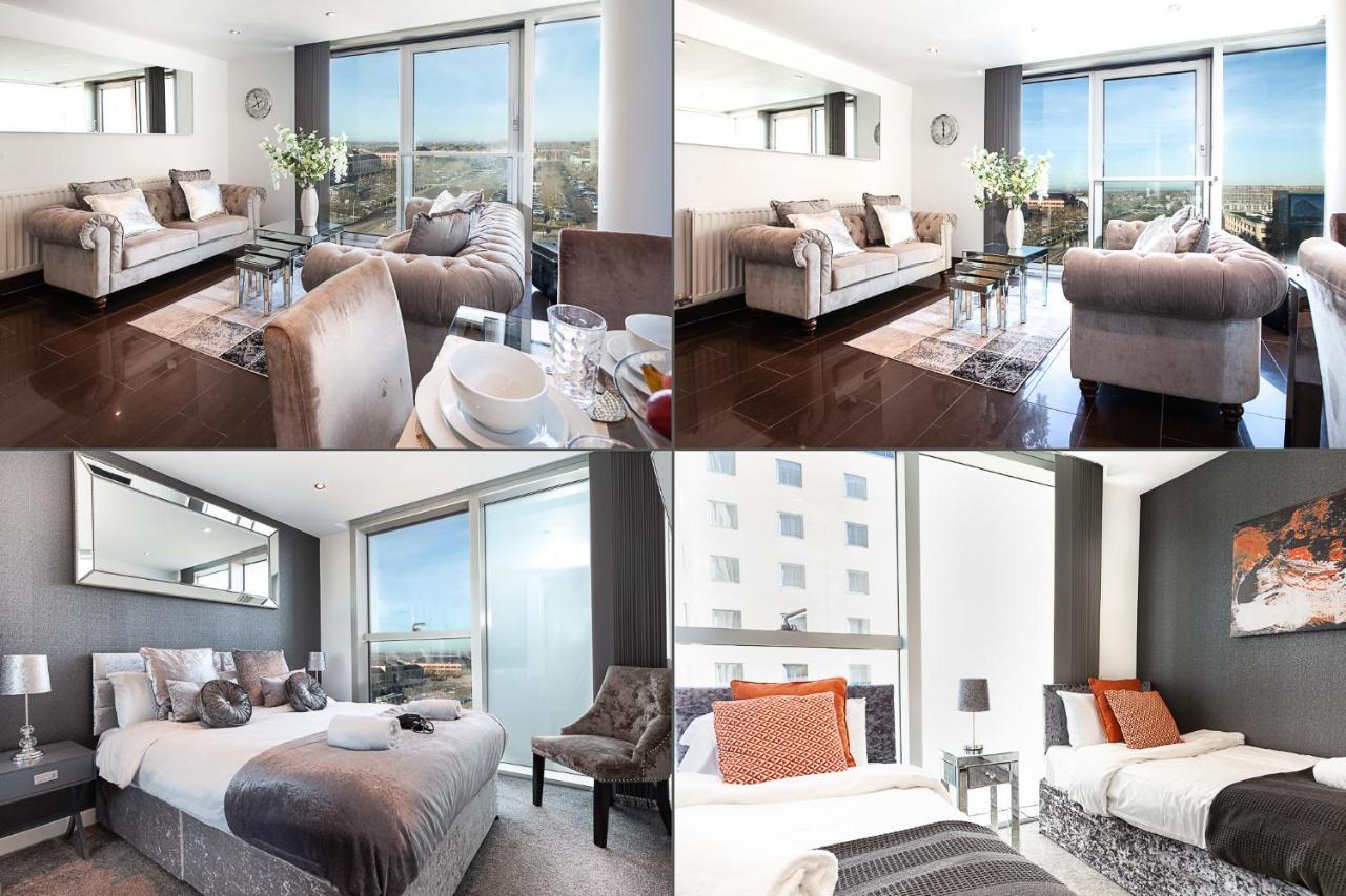 2 Bedroom 2 Bathroom Apartment In Central Milton Keynes With Free Parking And Smart Tv - Contractors, Relocation, Business Travellers Extérieur photo